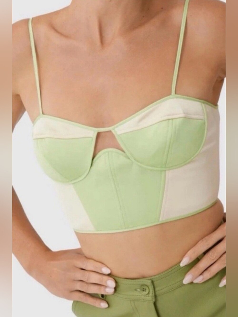 FINDERS KEEPERS Tiana Corset Top. Sz. 8 NWT MSRP $160